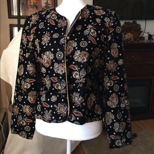 Vintage Norton McNaughton Black Velvet Jacket